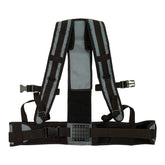 Nokta harness for Invenio metal detectors showing adjustable straps and chest connection
