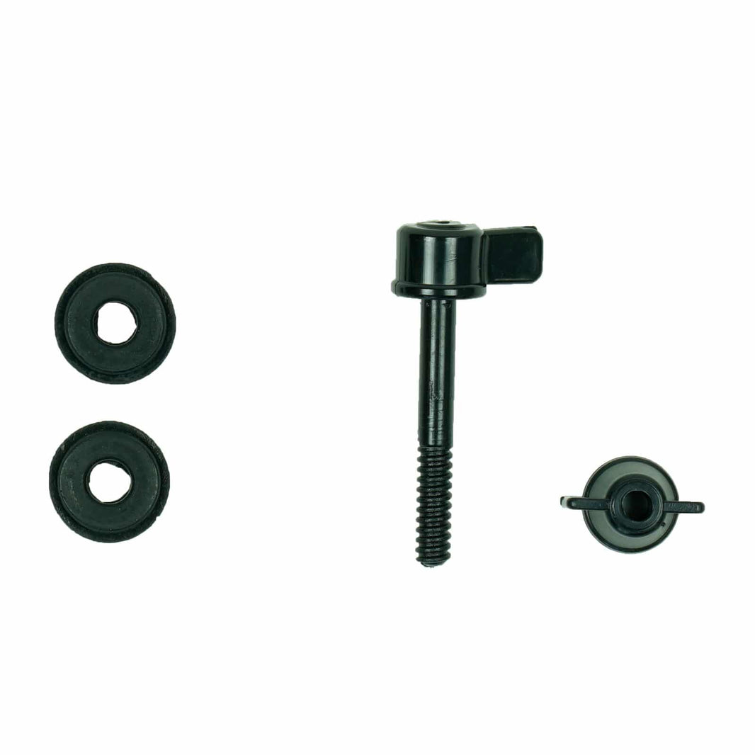 Nokta INV28 coil showing connector and mounting hardware included
