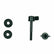 Nokta INV28 coil showing connector and mounting hardware included
