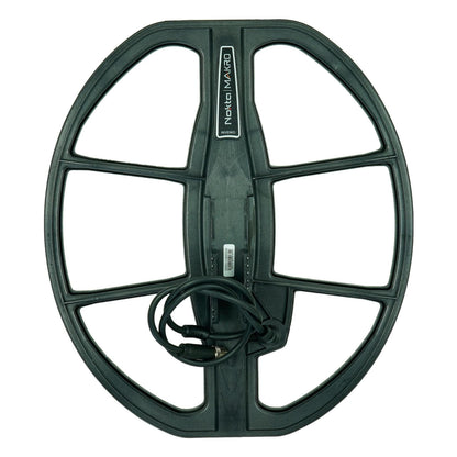 Nokta INV40 15.5 inch by 14 inch waterproof DD search coil for Invenio metal detector with black frame and cable
