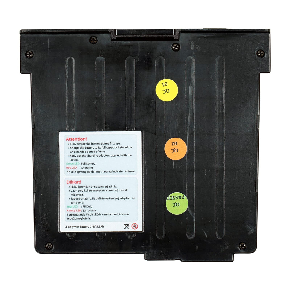 Nokta Invenio system box battery side angle showing connector