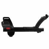 Close-up view of Nokta upper shaft handle grip and adjustment mechanism