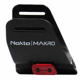 Close-up view of Nokta armrest attachment mechanism and pivot point