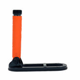 Quest Scuba Tector Pro orange and black side view against white background