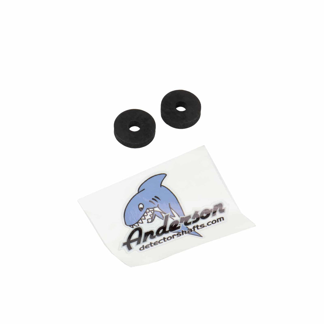 Anderson 1/4-inch lower rod washer pair for detector shaft cam-lock assembly