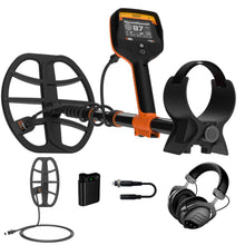 Quest V80 Metal Detector Bundle with 11” X 10” and 9" X 5" Blizzard Waterproof Coils