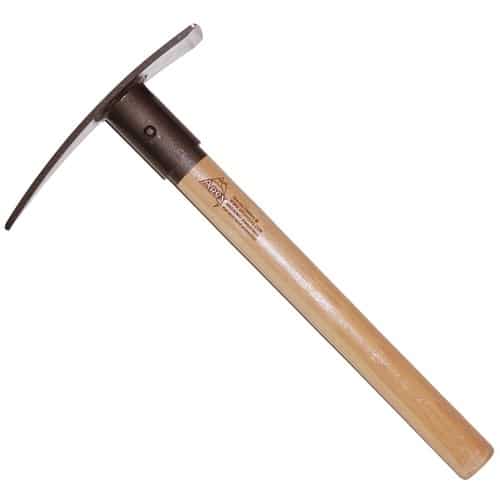Apex Weasel 18-inch pick with hickory handle and steel head for metal detecting