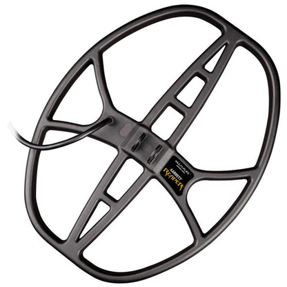 Garrett 14 inch by 11 inch DD Reaper search coil for Ace Apex metal detector with protective cover