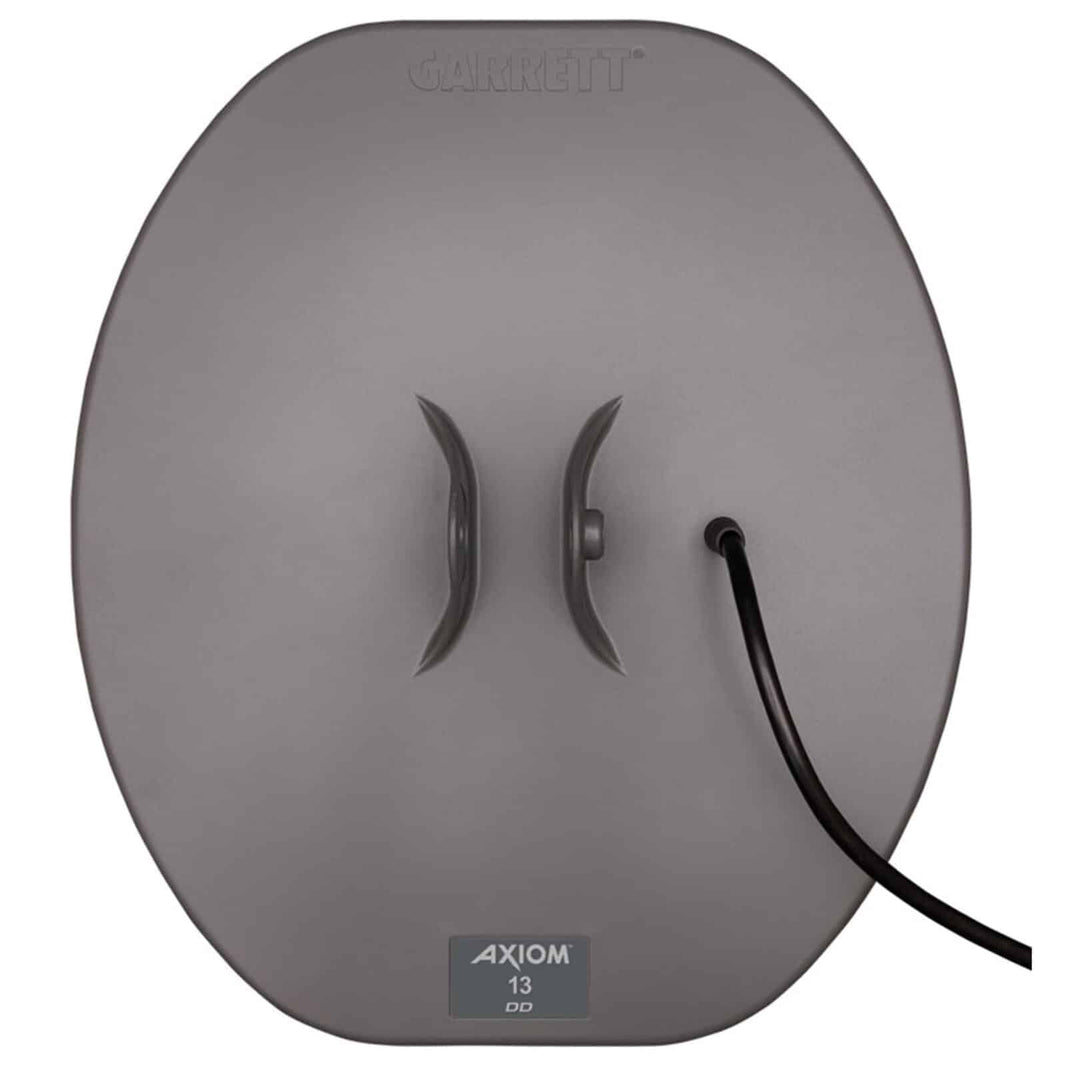 Garrett Axiom 13 inch by 11 inch DD search coil with protective cover and cable