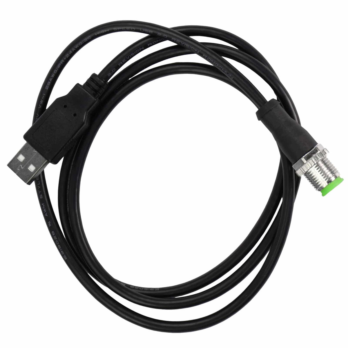 Nokta USB charging cable with connector and cable detail