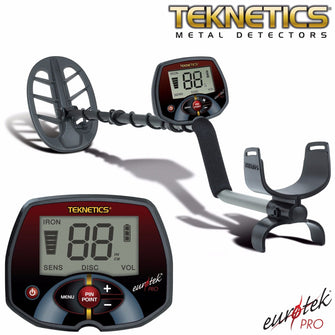 Teknetics Eurotek Pro Metal Detector w/ 11" DD Double-D Coil