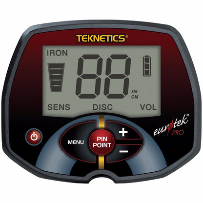 Teknetics Eurotek Pro Metal Detector w/ 11" DD Double-D Coil