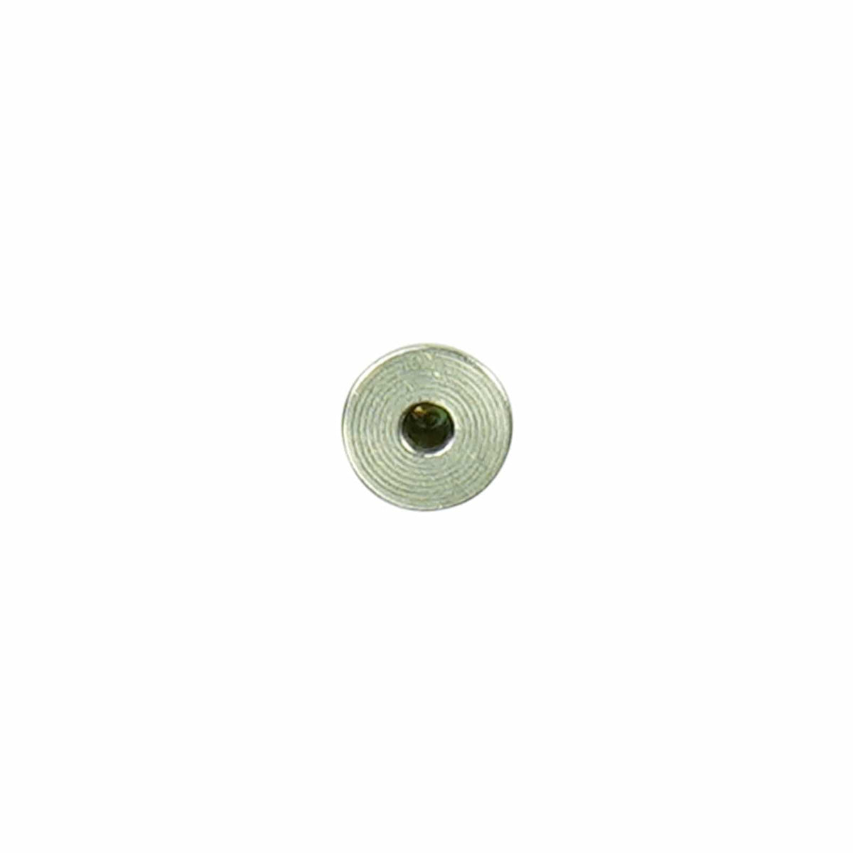 Close-up view of Minelab Equinox shaft ball spring component