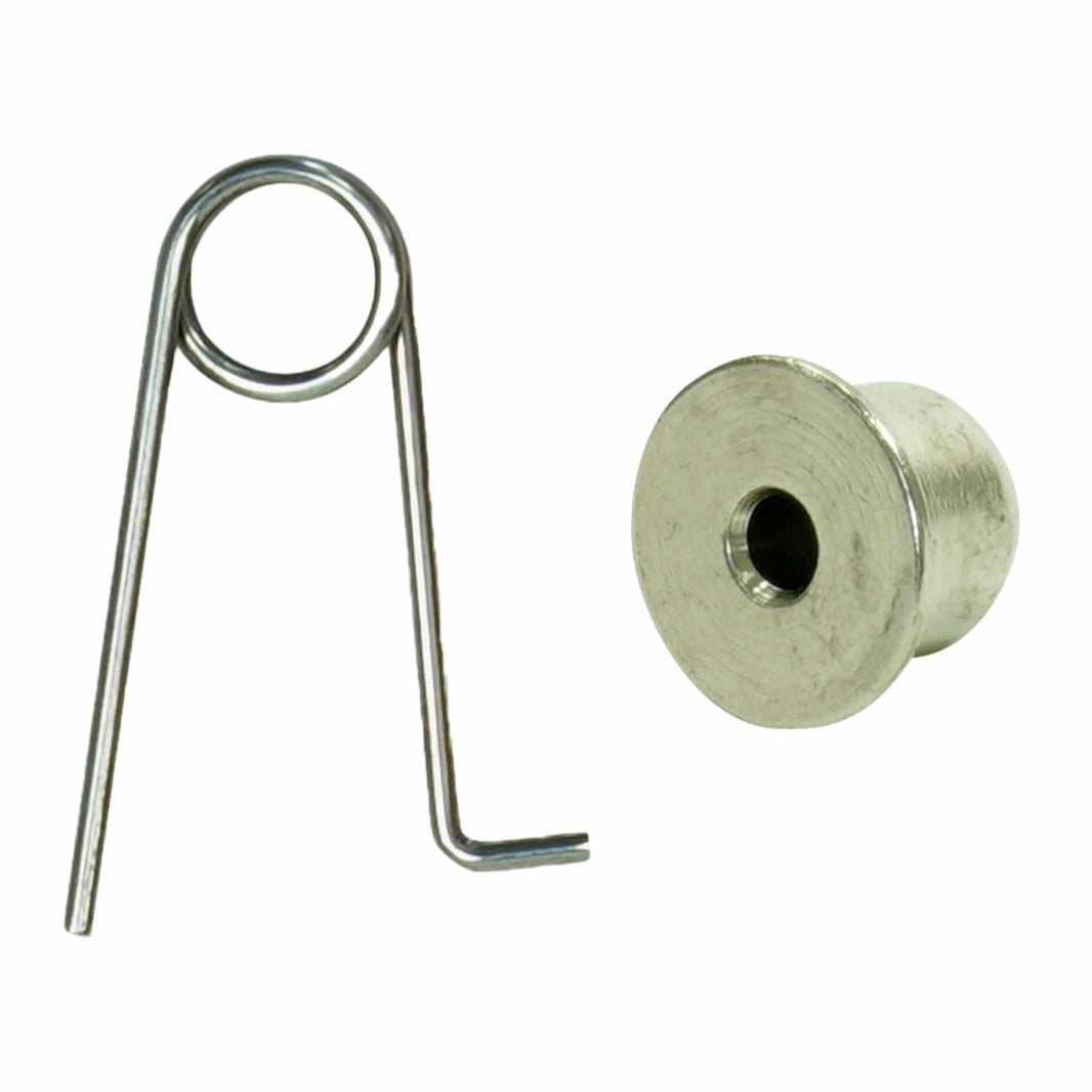 Minelab spring and ball replacement parts for Equinox 600 800 metal detector shaft