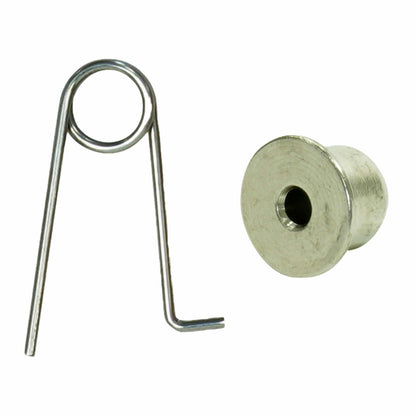 Minelab spring and ball replacement parts for Equinox 600 800 metal detector shaft