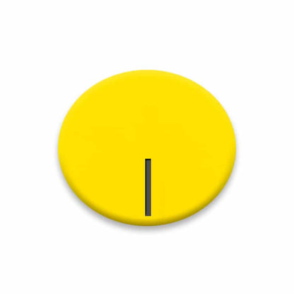 Minelab Excalibur II yellow waterproof cap showing protective seal design