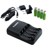 Nokta charging kit with AC adapter, car charger and 4 AA rechargeable batteries