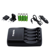 Nokta charging kit components laid out showing all included accessories