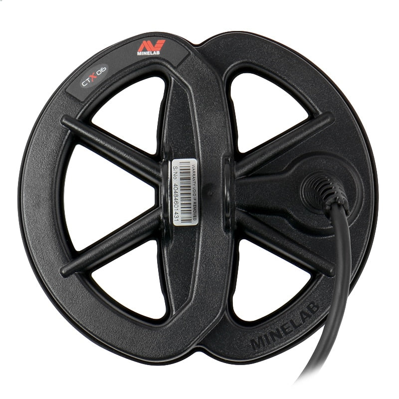 Minelab CTX 06 6-inch round waterproof Smart Coil for CTX 3030 metal detector with coil cover