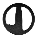 Minelab 8 inch black skidplate for BBS Tornado coils on white background