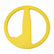 Yellow Minelab 8 inch BBS coil cover for Excalibur metal detector protection