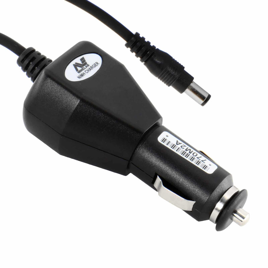 Minelab 12V NiCad car charger with cigarette lighter plug for metal detectors