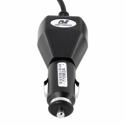 Minelab car charger connector showing compatibility with Excalibur and Sovereign detectors