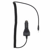 Close-up of Minelab car charger connector showing charging port design