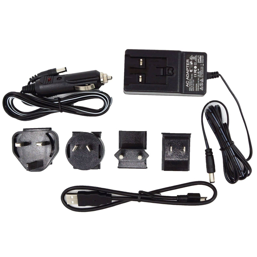 Minelab 3011-0243 cable kit with universal plug pack, car charger cable and USB cable