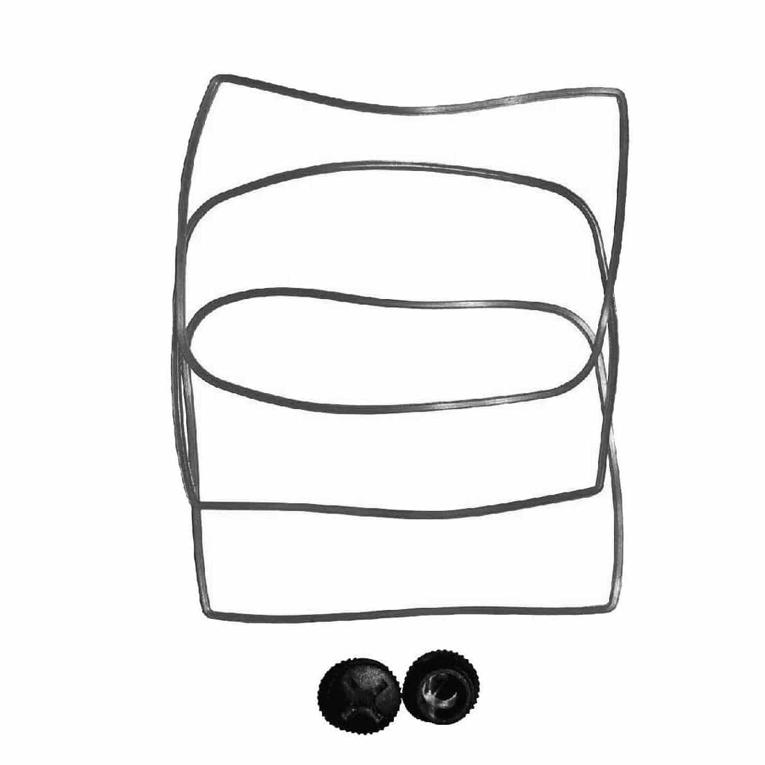 Minelab CTX 3030 and GPZ 7000 battery seal O-rings and screw-on audio connector cap kit