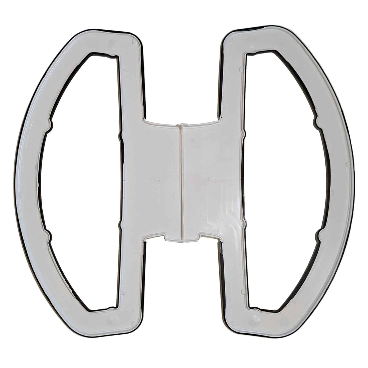 Minelab GPZ 7000 skidplate showing butterfly coil protection design