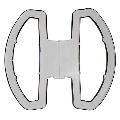 Minelab GPZ 7000 skidplate showing butterfly coil protection design