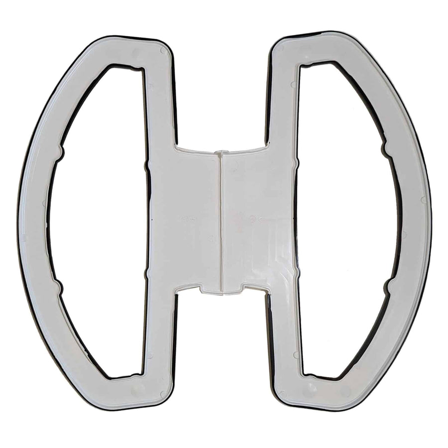 Minelab GPZ 7000 skidplate showing butterfly coil protection design