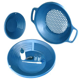 Minelab PRO-GOLD complete gold panning kit with all components displayed