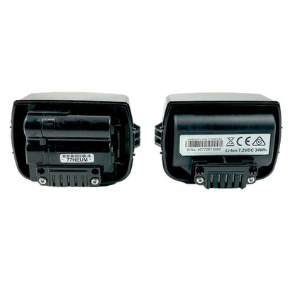 Minelab CTX 3030 battery kit components laid out showing lithium and alkaline options