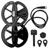 Minelab EQX 06 6 inch coil with protective skid plate cover