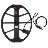 Minelab 15x12 elliptical DD coil with protective skid plate attached