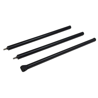 Minelab Gold Monster 1000 collapsible shaft showing 3-piece breakdown design