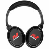 Minelab ML 80 headphones side view showing cushioned ear cups and adjustable headband