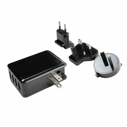 Minelab charging station components including wall charger and plug adapters