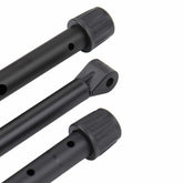 Close-up of Minelab Equinox shaft assembly connection points