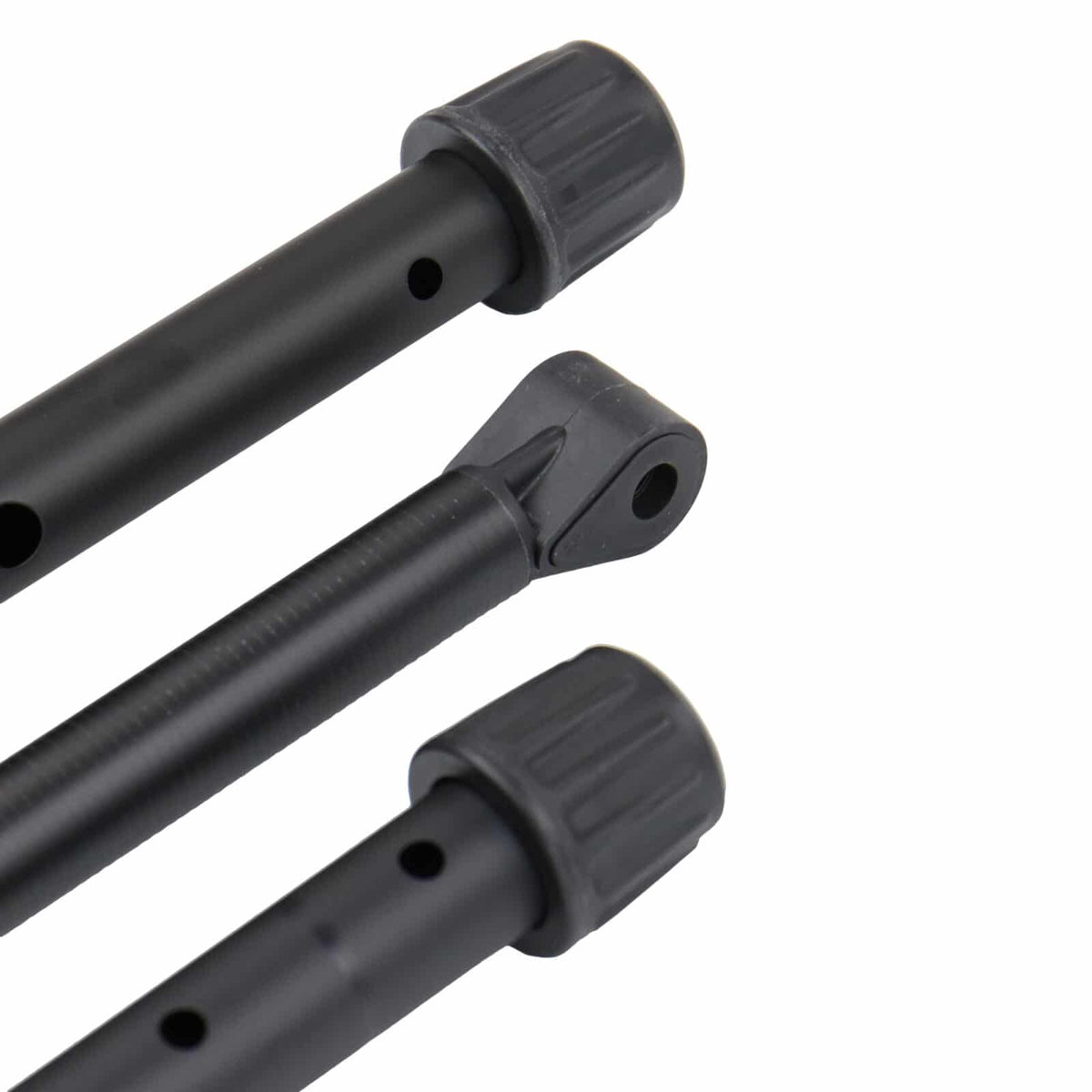 Close-up of Minelab Equinox shaft assembly connection points