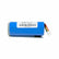 Close-up view of Minelab Equinox battery showing 3.7V 5000mAh specifications and part number