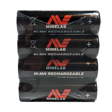 Minelab 4 AA Rechargeable Metal Detector Batteries 2450mAH