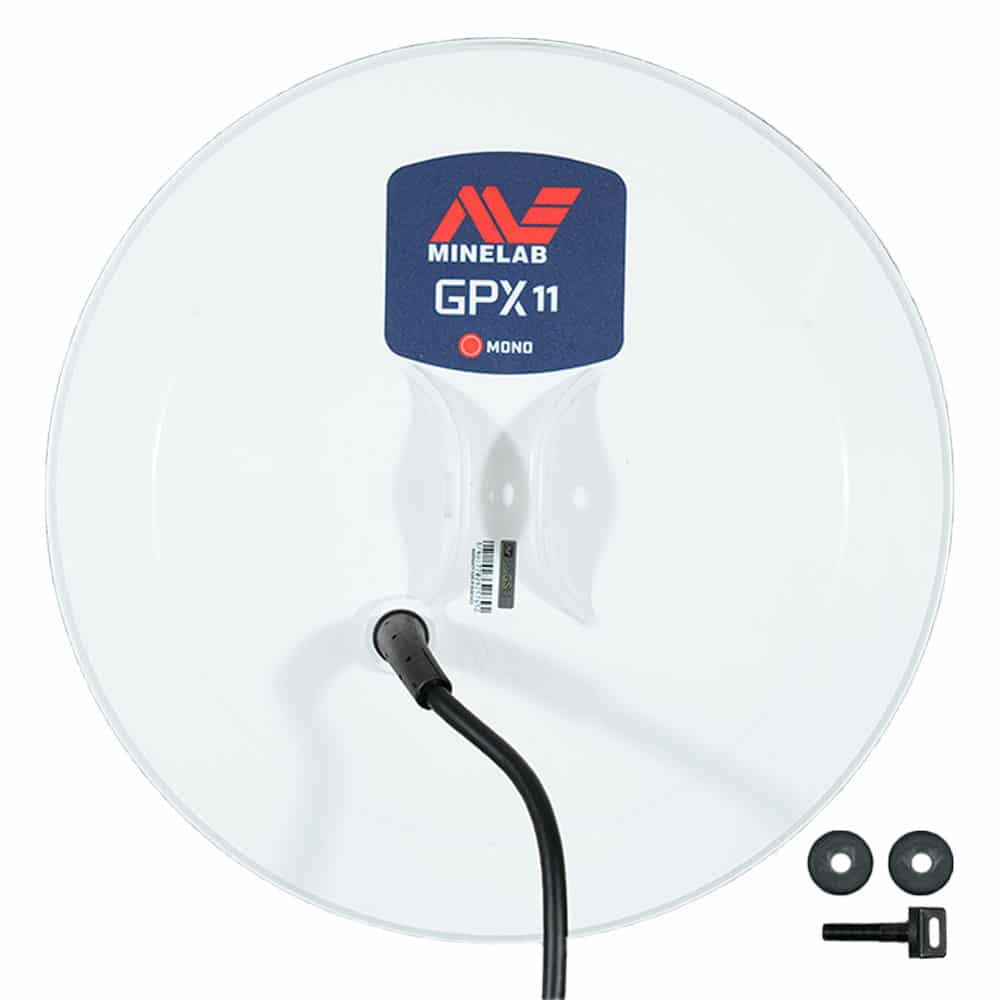 Minelab GPX 11-inch white Monoloop search coil for GPX 6000 gold detector