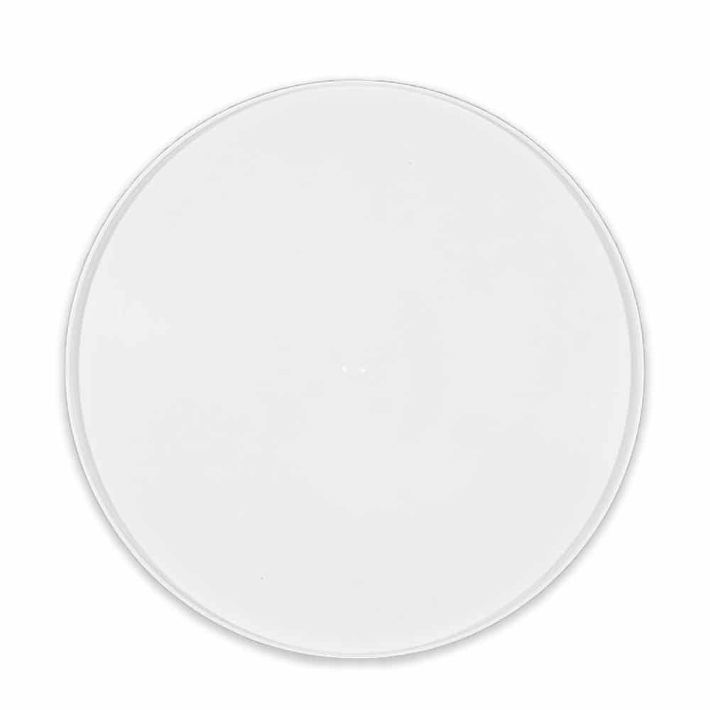 Close-up view of Minelab GPX 6000 white replacement skidplate showing mounting design