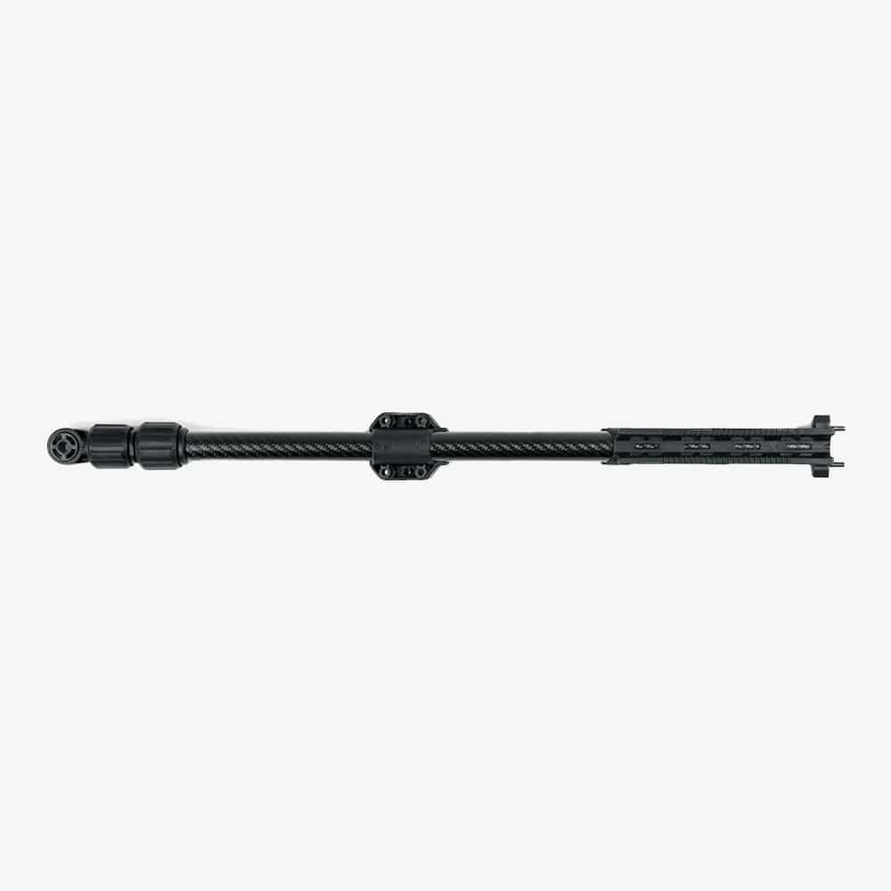 Close-up view of Minelab GPX 6000 shaft adjustment mechanism and fittings