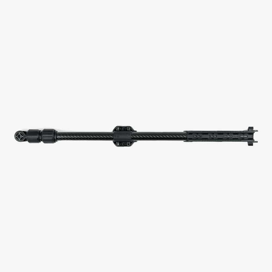 Close-up view of Minelab GPX 6000 shaft adjustment mechanism and fittings