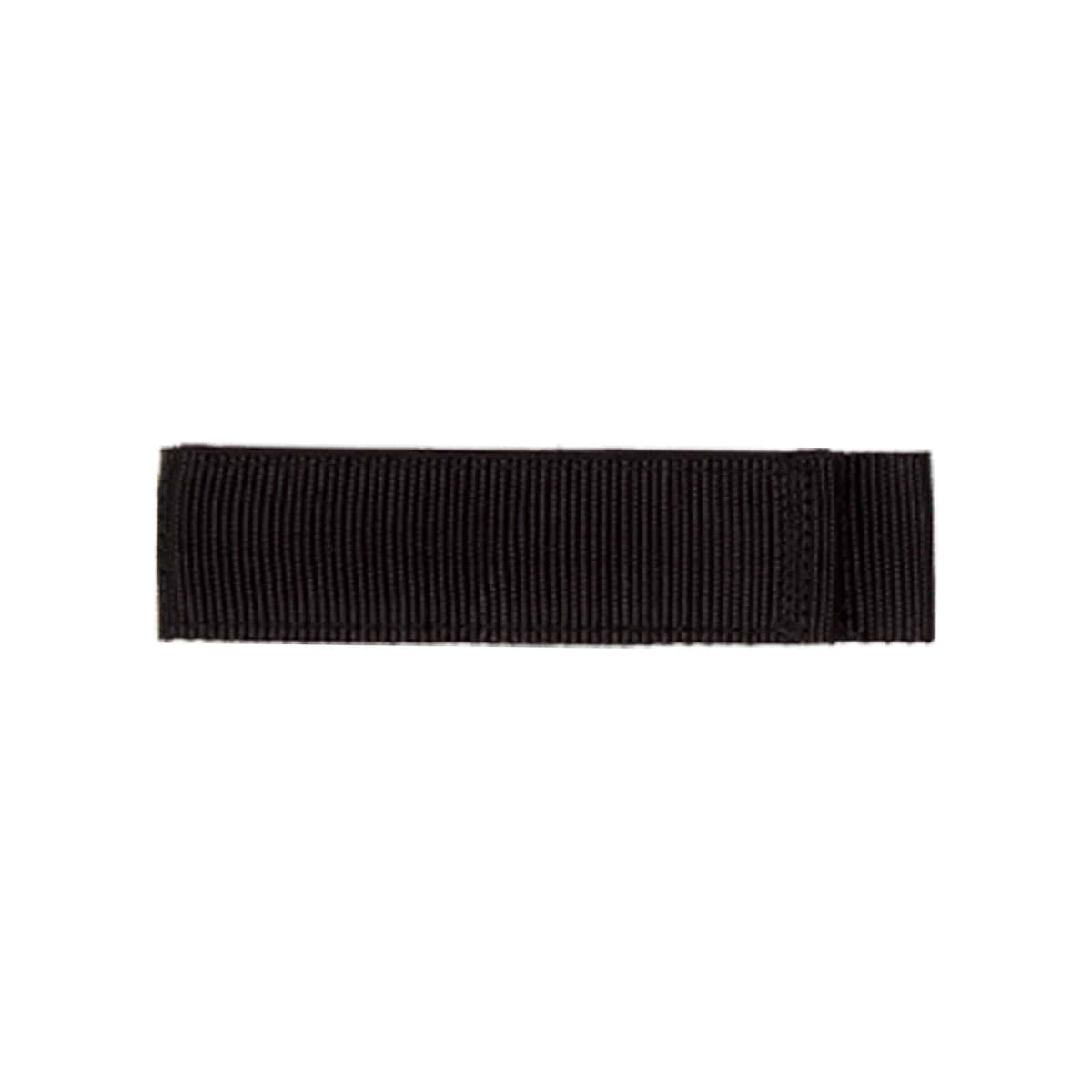 Single Minelab arm strap from 5-pack displayed next to ruler showing construction details and 8-inch length measurement