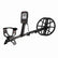 Minelab Manticore metal detector fully assembled with M11 11 in DD coil, screen powered on